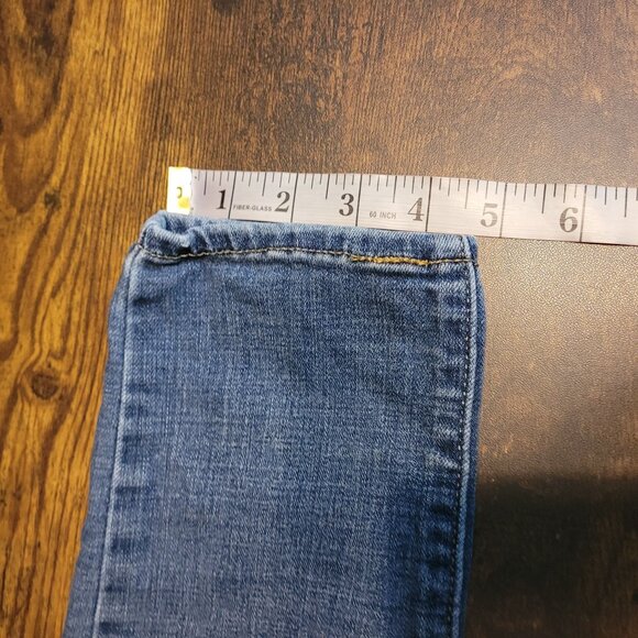 Levi's Jeans Sz 27 Low Rise 711 Skinny Medium Light Wash Stretch Denim Western - Picture 11 of 12